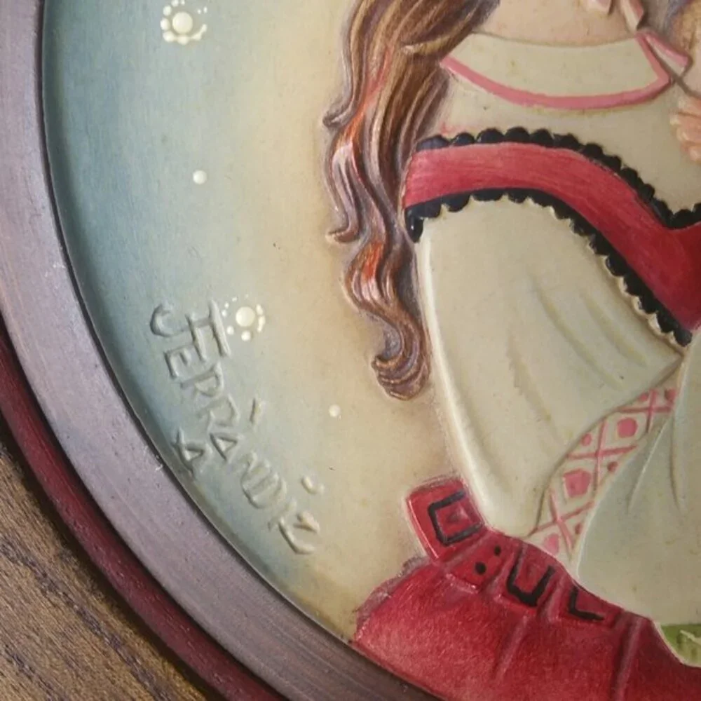 Anri Mother's Day 1976 Plate By Ferrandiz
